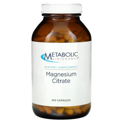 Магний цитрат, Metabolic Maintenance Magnesium Citrate, 250 капсул