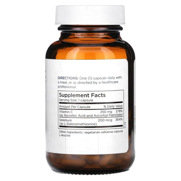 Селен, Selenium, Metabolic Maintenance, 200 мкг, 90 капсул