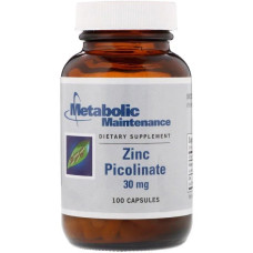 Цинк піколінат 30 мг, Metabolic Maintenance Zinc Picolinate, 100 капсул