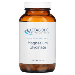 Магній гліцинат 125 мг, Metabolic Maintenance Magnesium Glycinate, 180 капсул