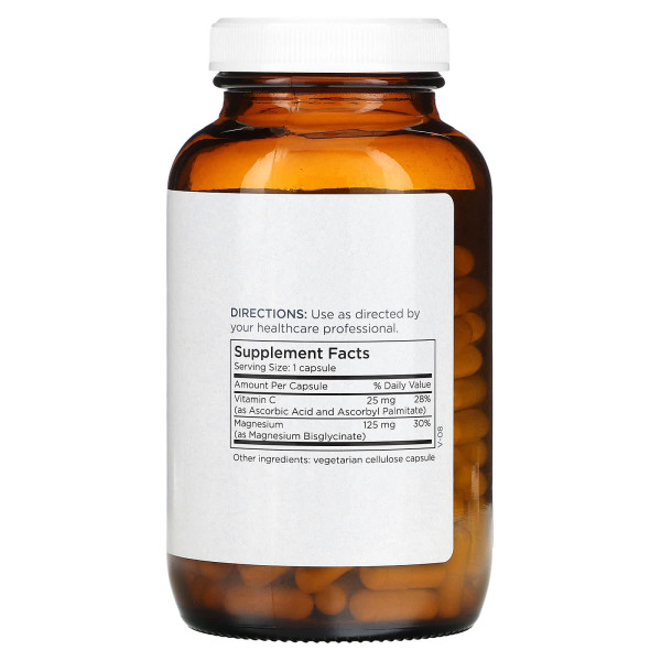 Магній гліцинат, Magnesium Glycinate, Metabolic Maintenance, 125 мг, 180 капсул