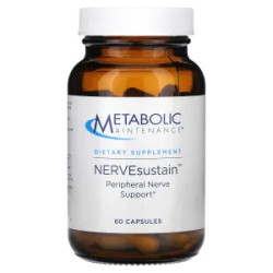 Підтримка нервової системи, NERVEsustain Metabolic Maintenance, 60 капсул