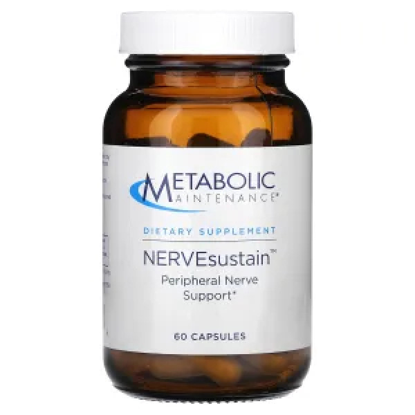 Підтримка нервової системи, NERVEsustain, Metabolic Maintenance, 60 капсул
