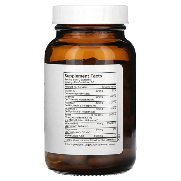 Підтримка нервової системи, NERVEsustain, Metabolic Maintenance, 60 капсул