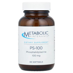 Фосфатидилсерин 100 мг, Metabolic Maintenance PS-100, 60 гелевих капсул