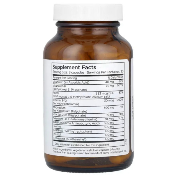 Підтримка мозку, настрою та гормонального балансу, MetaCalm, Metabolic Maintenance, 90 капсул