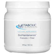 Пребіотик та клітковина, Metabolic Maintenance Prebiotic + Fiber, 378 г