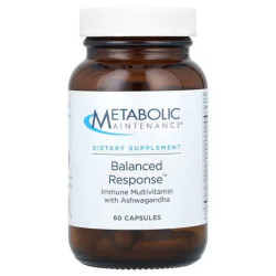 Мультивитамины с ашвагандой, поддержка иммунитета, Metabolic Maintenance Balanced Response, 60 капсул