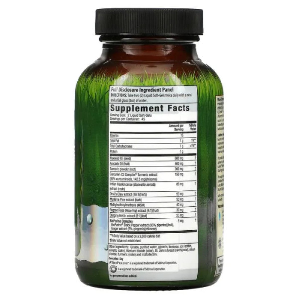 Куркумін комплекс, Curcumin Pro-Active, Irwin Naturals, куркума + біоперин, 90 гелевих капсул