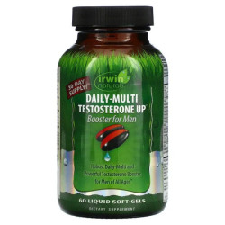 Підтримка тестостерону, Irwin Naturals Daily-Multi Testosterone Up Booster, для чоловіків, 60 м'яких капсул