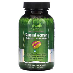 Підтримка лібідо витривалості та стресу для жінок, Irwin Naturals Endurance Stress Libido Sensual Women, 60 гелевих капсул