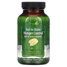 Контроль голоду, Irwin Naturals Gut-To-Brain Hunger Control, 60 гелевих капсул
