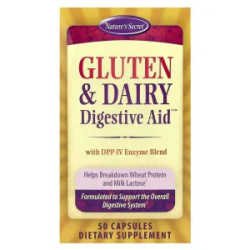Ферменти для перетравлення глютена та молочних, Nature's Secret Gluten Dairy Digestive Aid, 50 капсул