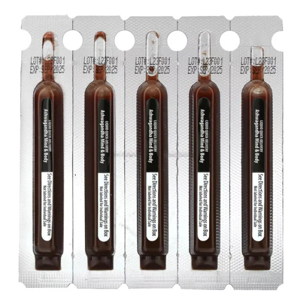 Ашваганда для розуму та тіла, Ashwagandha Mind & Body, Irwin Naturals, смак ягід та цитрусу, 10 тюбиків з рідиною, 100 мл