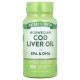 Риб'ячий жир, Norwegian Cod Liver Oil, Nature's Truth, норвезький, з ЕПК та ДГК, 100 гелевих капсул швидкого вивільнення
