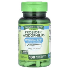 Пробіотик ацидофілус, Probiotic Acidophilus Nature's Truth, 100 капсул швидкого вивільнення