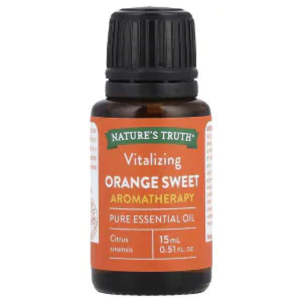 Ефірна олія апельсина, Vitalizing Orange Sweet, Nature's Truth, цілюща, 15 мл