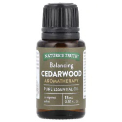 Эфирное масло кедра, Nature's Truth Balancing Cedarwood, 15 мл
