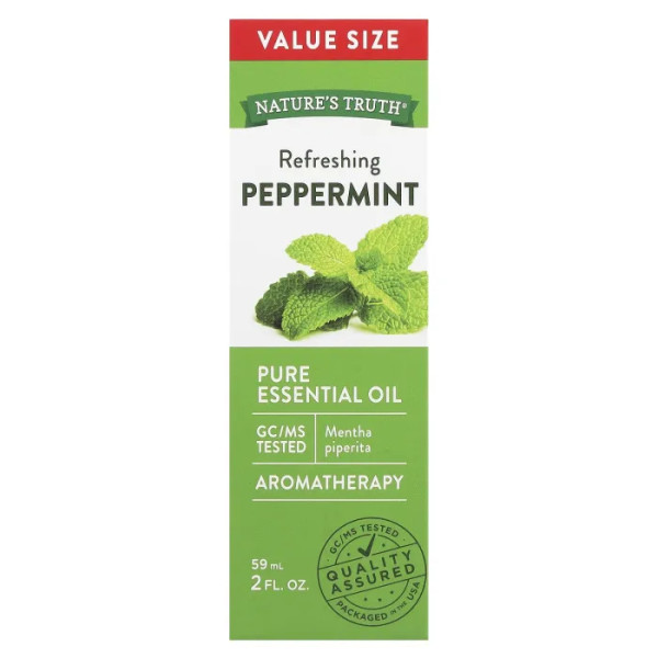 Ефірна олія м'яти перцевої, Refreshing Peppermint, Nature's Truth, освіжаюча, 59 мл