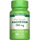 Магній, Magnesium, Nature's Truth, підвищена сила дії, 250 мг, 100 каплет