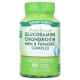 Глюкозамін, хондроїтин, МСМ та куркума, Glucosamine Chondroitin MSM & Turmeric Complex, Nature's Truth, комплекс, подвійна сила, 90 каплет