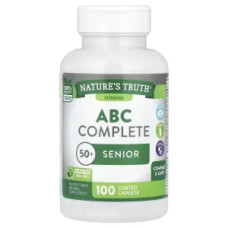 Мультивитамины и минералы для мужчин 50+, ABC Complete Multivitamin 50+ Senior Nature's Truth, 100 каплет