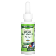 Мелатонін рідкий 10 мг Liquid Melatonin Nature's Truth, смак ягоди 59 мл