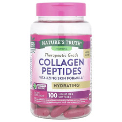 Колагенові пептиди, Collagen Peptides Nature's Truth, 100 гелевих капсул
