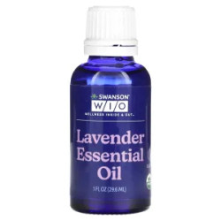 Лаванда, эфирное масло, Lavender Essential Oil Swanson WIO, 29,6 мл