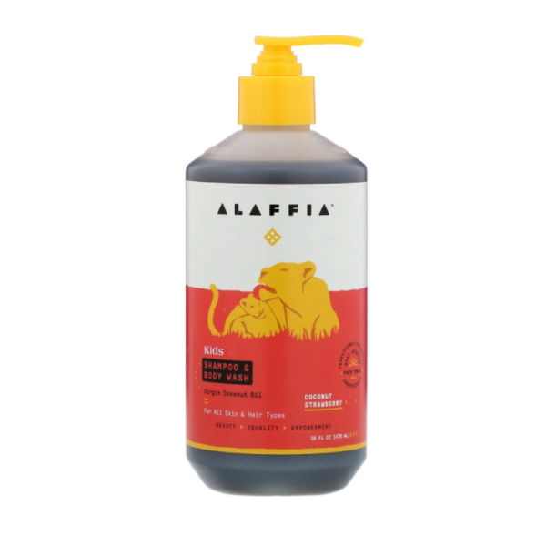 Шампунь + гель для душу для маленьких дітей, Shampoo & Body Wash, Everyday Coconut, полуниця, 475 мл