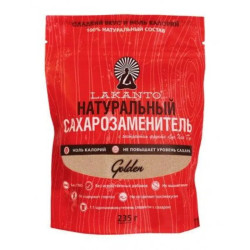 Натуральный сахарозаменитель, Saraya Lakanto, золотой, монкфрут с эритритолом, 235 г