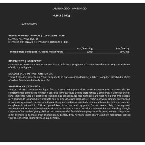 Креатин моногідрат, Creatine Monohydrate, BigMan, 100% мікронізований, зі смаком коли, 300 г