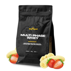 Сироватковий протеїн, MultiPhaseWhey BigMan, з пролонгованим вивільненням, смак полуниці та банан, 1 кг