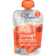 Пюре з солодкої органічної картоплі, Plum Organics Baby Food, етап 1, 85 г