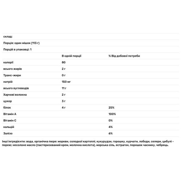 Пюре з кіноа, порею, курки, (Baby Food), Plum Organics, 113 г