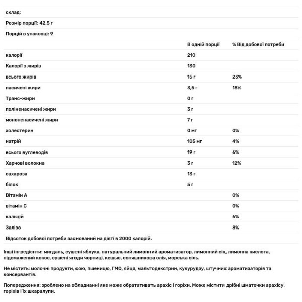 Мигдальне мікс, Almond Mix, Sahale Snacks, 9 пакетів по 42,5 г