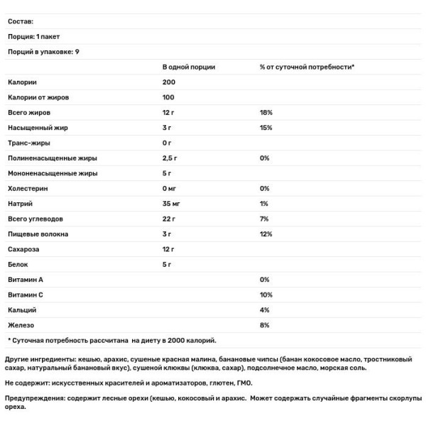 Орехи кешью с малиной, Cashew Mix, Sahale Snacks, 9 пакетов по 42,5 г