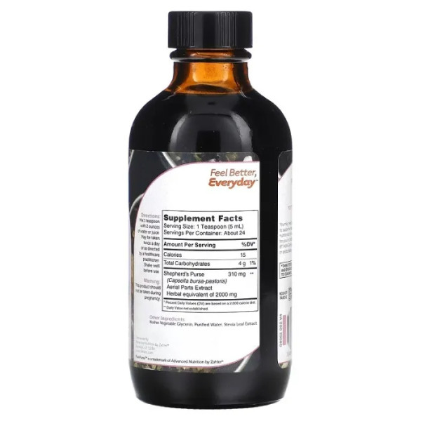 Нормализация менструальных кровотечений, PurePurse, Zahler, для женщин, 118,3 мл