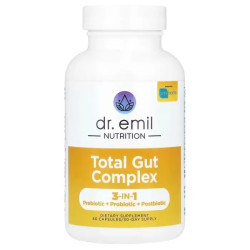 Підтримка здоров'я кишківника, Dr. Emil Nutrition Total Gut Complex, 60 капсул