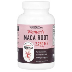 Маку корінь 2250 мг, SMNutrition Women's Maca Root, для жінок 120 капсул (750 мг у капсулі)