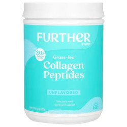 Коллагеновые пептиды без вкуса, Further Food Grass-Fed Collagen Peptides, 600 г