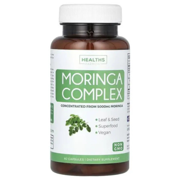 Морінга, Moringa Complex, Healths Harmony, комплекс, 60 капсул