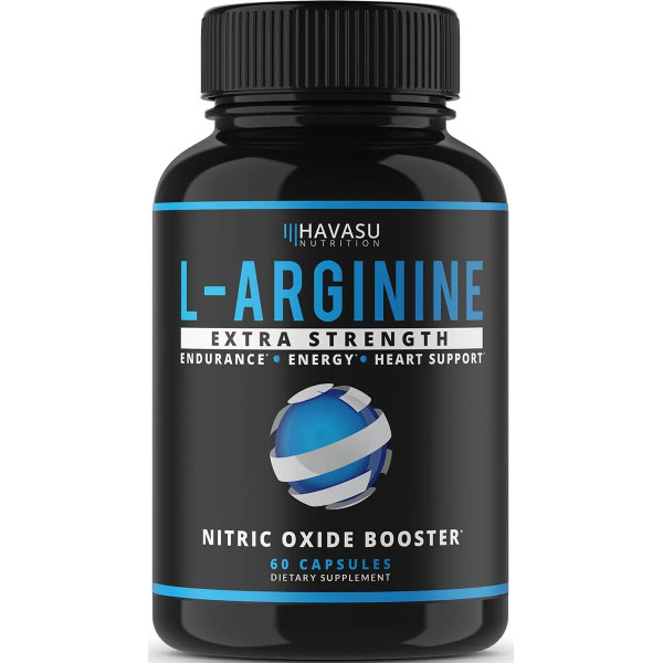 L-аргінін, L-Arginine, Havasu Nutrition, екстра сильний, 1200 мг, 60 капсул