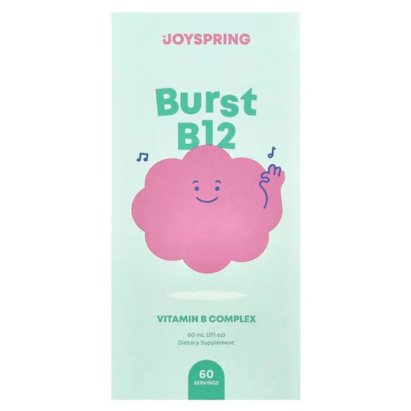 Вітаміни групи В, для дітей 2+ років, Burst B12, JoySpring, 60 мл
