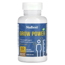 Стимулятор росту, Grow Power NuBest, кориця, 60 капсул