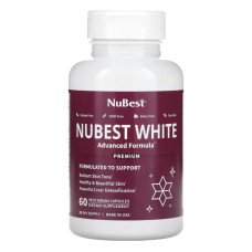 Підтримка здоров'я шкіри NuBest Nubest White, 60 вегетаріанських капсул