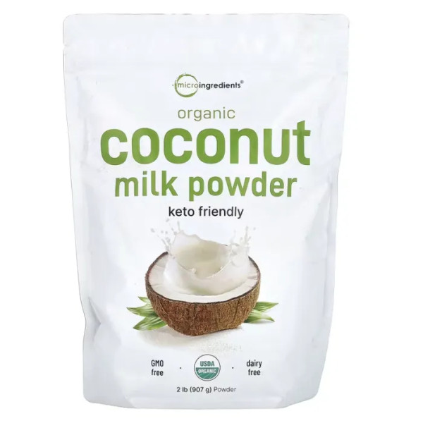Кокосове молоко сухе, Coconut Milk, Micro Ingredients, органічний порошок, 907 г