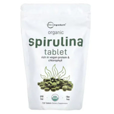 Спирулина органик, Micro Ingredients Spirulina, 720 таблеток