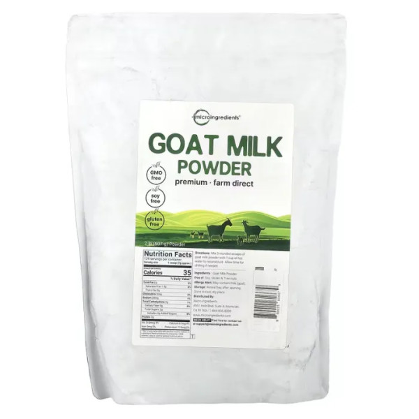 Молоко козяче, сухе, Goat Milk, Micro Ingredients, 907 г