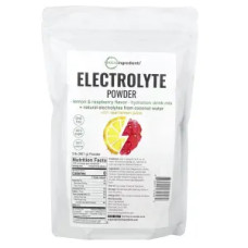 Электролиты, порошок, вкус лимон и малина, Electrolyte Micro Ingredients, 907 г